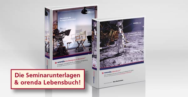 Persoenlichkeitsentwicklung Seminarunterlagen orenda Jahrestraining und Lebensbuch