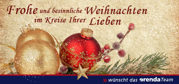 Wir wünschen Ihnen ein forhe und besinnliches Weihnachtsfest